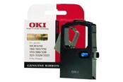Blæk, Toner & Forbrugsstoffer - OKI Ribbon/black 9pin 1000sh f 100-300 - Print-bånd Sort - 09002303