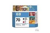 Blæk, Toner & Forbrugsstoffer - HP 70 Printhead Matte Black-Red - C9409A