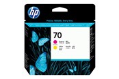 Blæk, Toner & Forbrugsstoffer - HP 70 / C9406A Yellow and Magenta Printhead - C9406A