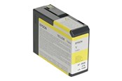 Blæk, Toner & Forbrugsstoffer - Epson T5804 Yellow - Blækpatron Gul - C13T580400