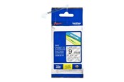 Papir, Fotopapir og Etiketter - Brother TZ121 - Black On Clear - Roll (0.9 cm x 8 m) - TZ121