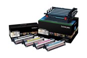 Blæk, Toner & Forbrugsstoffer - Lexmark photodeveloper Imaging Kit bk+ - Printer-billedenhed Cyan, Magenta, Gul - 0C540X74G