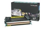 Blæk, Toner & Forbrugsstoffer - Lexmark C736H1YG Toner Yellow - Lasertoner Gul - C736H1YG