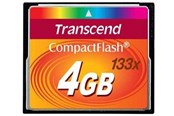Hukommelseskort - Transcend Compact Flash 133x - 50MB/s - 4GB - TS4GCF133