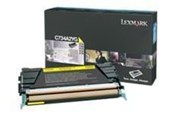 Blæk, Toner & Forbrugsstoffer - Lexmark C734A2YG Toner Yellow - C734A2YG