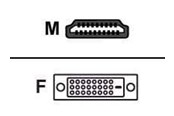 Kabler - diverse - Digital Data Equip HDMI adapter HDMI-D - 118998