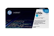 Blæk, Toner & Forbrugsstoffer - HP 650A / CE271A Cyan Toner - Lasertoner Cyan - CE271A