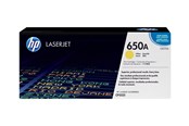 Blæk, Toner & Forbrugsstoffer - HP 650A / CE272A Yellow Toner - Lasertoner Gul - CE272A