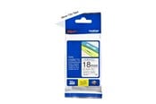 Papir, Fotopapir og Etiketter - Brother TZE241 Black/White Tape 18 mm - TZE241