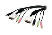 KVM-kabel - StarTech.com 4-in-1 USB DVI KVM Cable - USBDVI4N1A6