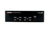 KVM-switch - StarTech.com StarView 4 Port DVI VGA Dual Monitor KVM Switch USB with Audio & USB 2.0 Hub - SV431DDVDUA