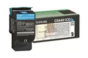 Blæk, Toner & Forbrugsstoffer - Lexmark C544X1CG / High Capacity Black Toner - Lasertoner Cyan - C544X1CG