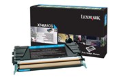Blæk, Toner & Forbrugsstoffer - Lexmark X746A1CG - Cyan toner - Lasertoner Cyan - X746A1CG