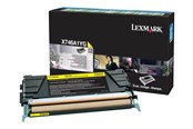 Blæk, Toner & Forbrugsstoffer - Lexmark X746A1YG- Yellow toner - Lasertoner Gul - X746A1YG