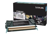 Blæk, Toner & Forbrugsstoffer - Lexmark X746H1KG Black - Lasertoner Sort - X746H1KG