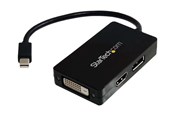 Skærmkabel - StarTech.com Mini DisplayPort to DisplayPort / DVI / HDMI Multifunction Adapter - adapter för video / ljud - DisplayPort / HDMI / DVI - MDP2DPDVHD