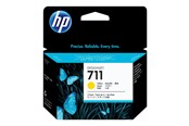 Blæk, Toner & Forbrugsstoffer - HP 711 / CZ136A 3-Pack Yellow Ink - Blækpatron Gul - CZ136A
