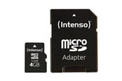 Hukommelseskort - Intenso microSD Class 4 - 20MB/s - 16GB - 3403450