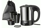 Elkedel - Unold Elkedel 18575 0.5L - Rustfrit stål/sort - 1000 W - 18575