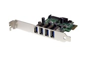 Controller - StarTech.com 4 Port PCI Express PCIe SuperSpeed USB 3.0 Controller Card Adapter with SATA Power - PEXUSB3S4V
