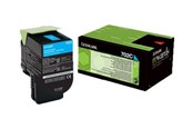 Blæk, Toner & Forbrugsstoffer - Lexmark 70C20C0 - Cyan Toner - Lasertoner Cyan - 70C20C0