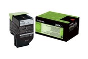 Blæk, Toner & Forbrugsstoffer - Lexmark 70C20K0 / 702K Black Toner - Lasertoner Sort - 70C20K0