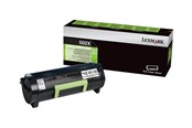 Blæk, Toner & Forbrugsstoffer - Lexmark 50F2X00 / 502X High Capacity Black Toner - Lasertoner Sort - 50F2X00
