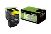 Blæk, Toner & Forbrugsstoffer - Lexmark 702HY / 70C2HY0 Yellow Return Program Toner - Lasertoner Gul - 70C2HY0