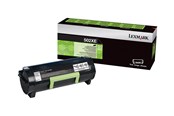 Blæk, Toner & Forbrugsstoffer - Lexmark 50F2X0E / 502XE High Capacity - Lasertoner Sort - 50F2X0E