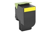 Blæk, Toner & Forbrugsstoffer - Lexmark 80C2SY0 / 802SY Yellow Toner - Lasertoner Gul - 80C2SY0