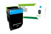 Blæk, Toner & Forbrugsstoffer - Lexmark 80C2HCE / Cyan Toner - 80C2HCE