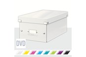 Arkivering & Opbevaring - Leitz Opbevaringsboks Click & Store WOW DVD Hvid - 60420001