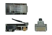 Netværkskabel - StarTech.com Cat5e RJ45 Stranded Modular Plug Connectors - 0cm - CRJ4550PK