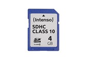 Hukommelseskort - Intenso SD Class 10 - 20MB/s - 4GB - 3411450