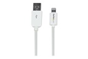 Skærmkabel - StarTech.com Apple 8-pin Lightning to USB Cable - USBLT1MW