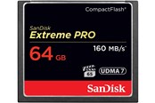 Hukommelseskort - SANDISK Extreme Pro CF - 160MB/s - 64GB - SDCFXPS-064G-X46