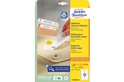 Papir, Fotopapir og Etiketter - Avery Aftagelige universaletiketter, 99,1x42,3mm - L4743REV-25