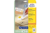 Papir, Fotopapir og Etiketter - Avery Aftagelige etiketter 35,6x16,9mm - L4732REV-25