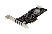 Controller - StarTech.com 4 Port Dual Bus PCI Express PCIe USB 3.0 Card w/ UASP & Power - PEXUSB3S42V