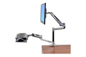 Skærmholder - Ergotron WorkFit-LX Sit-Stand Desk Mount System - 45-405-026