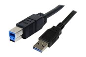 USB kabel - StarTech.com SuperSpeed USB 3.0 Cable A to B - USB3SAB3MBK