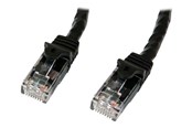 Netværkskabel - StarTech.com Gigabit Snagless RJ45 UTP Cat6 Patch Cable Cord - N6PATC3MBK