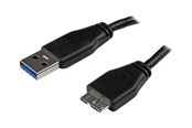 USB kabel - StarTech.com Slim SuperSpeed USB 3.0 A to Micro B Cable - USB3AUB2MS