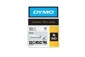Papir, Fotopapir og Etiketter - DYMO Rhino industri vinyl tape | 9 mm x 5.5 m rulle | sort på hvid - S0718580