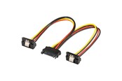 SATA & ATA kabel - Pro SATA Power Cable x2 - 90° - 0.20m - 4040849951152