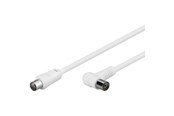 Antennekabel/stik - Pro Antenna cable angled 1x90° (IEC female/male) 80 dB - 5m - 4040849115226