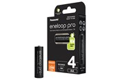 Batteri - Panasonic Eneloop Pro battery - 4 x AA type - NiMH - BK-3HCDE/4BE