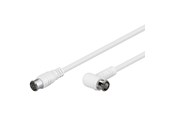Antennekabel/stik - Pro Antenna Sat cable (F) 1x90° - 2.5m - 4040849673481