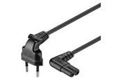 Strømkabel (ekstern) - Pro Power cable C7 - 5m - Sort - 90° - 4040849973550