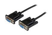 Parallel / Seriel kabel - StarTech.com DB9 RS232 Serial Null Modem Cable - SCNM9FF2MBK
